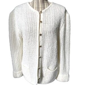 Pamela Kelly, Chatham, Sweater, Size M, Acrylic Loop Yarn, Vintage Cape Cod, Ma.